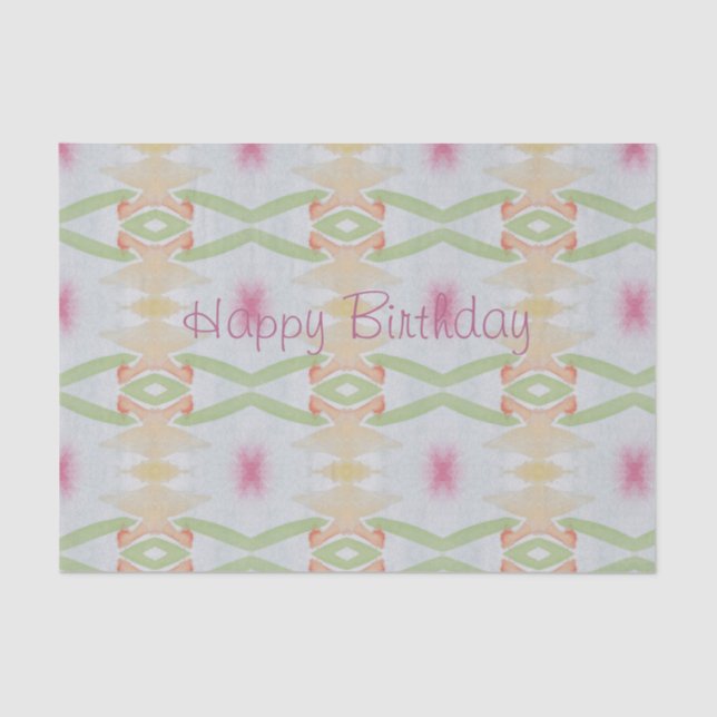 Papel del tema del cumpleaños Pastel (Anverso)