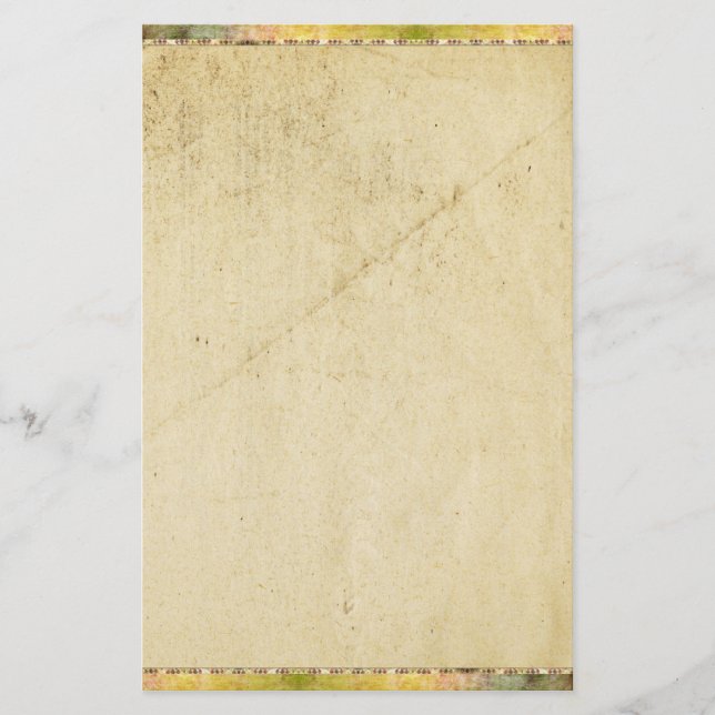 Papel del vintage, batik verde (Anverso)
