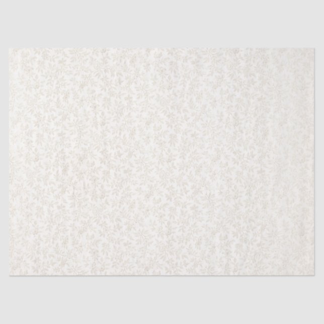 Papel Delicado de Tejido Floral de Oro Pálido (Anverso)