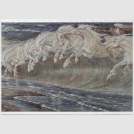 Papel desconchado de pintura de caballos