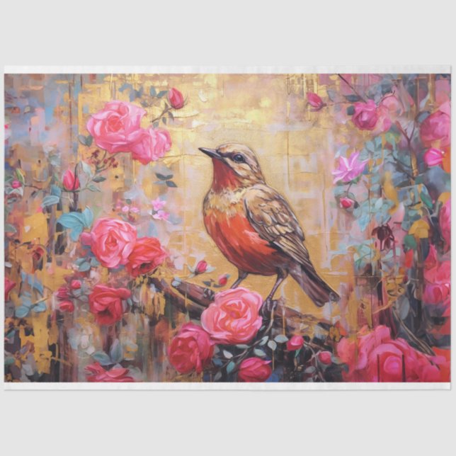 Papel desechable - Intricados botánicos 2 (Anverso)