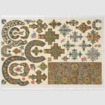 Papel desvalijador de antiguas cruces y medallas