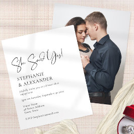 PAPEL Dijo Sí Script Invitación a Compromiso de Fo