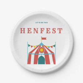 Papel Diseño de carpa para plato de fiesta Henfest Vamos