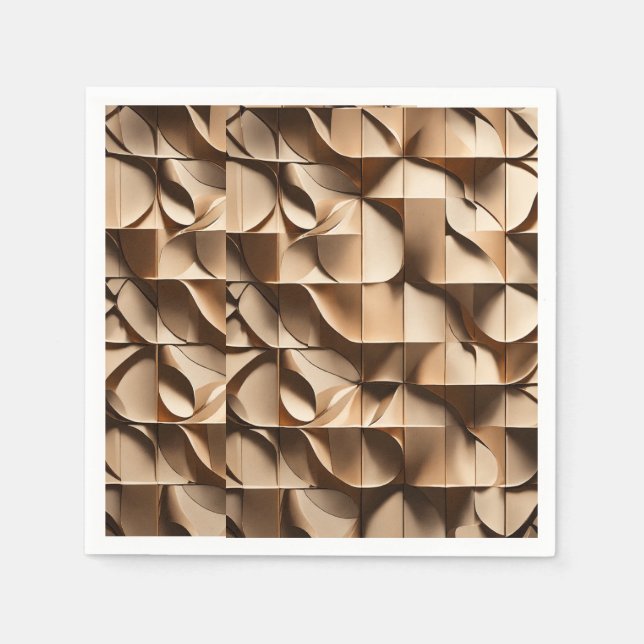 Papel Diseños únicos de servilleta de papel" "servilleta (Anverso)