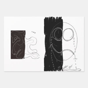 Papel doble de envoltura de impresión