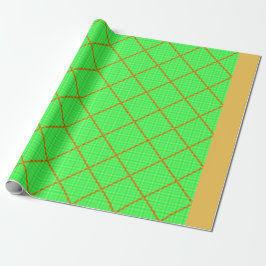 Papel dorado y verde