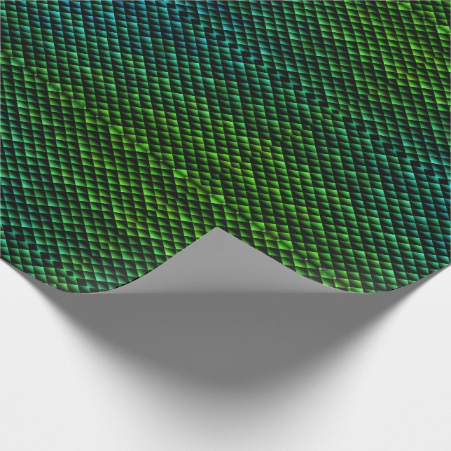 Papel eléctrico del regalo de Dragonscale de la (Esquina)