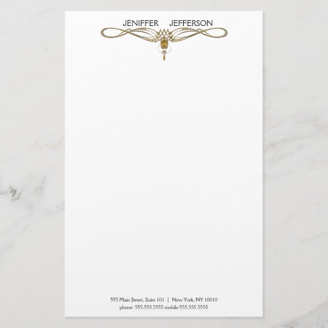 Papel elegante de los efectos de escritorio de la (Anverso)