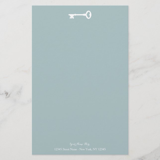 Papel elegante de papelería de bodas con clave vin (Anverso)