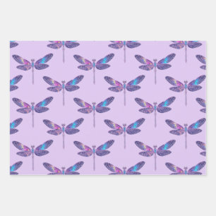 Papel elegante Holográfico para envolver la libélu