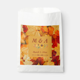 Papel Elegante Oro Rojo Sale Bolsa de Regalo Boda