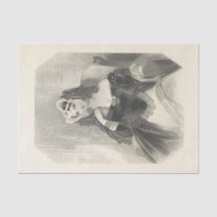 Papel en blanco y negro de Lady Olivia