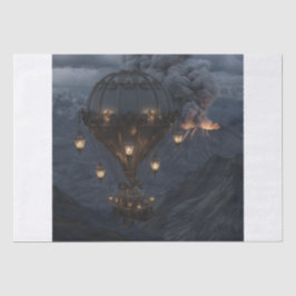 Papel en globo aerostático de vapor