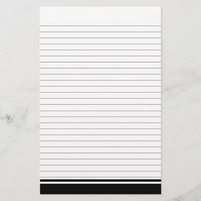Papel en línea simple para Stationery de notas (Anverso)