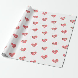 Papel envoltorio de amor