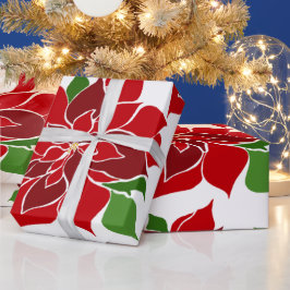 Papel envoltorio de los grandes Navidades de Poins