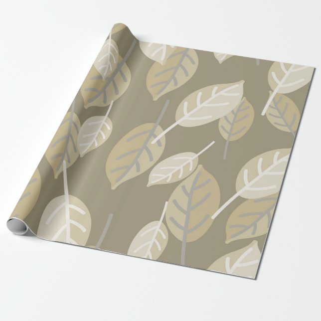 papel envolvente de hojas de café (Desenrollado)