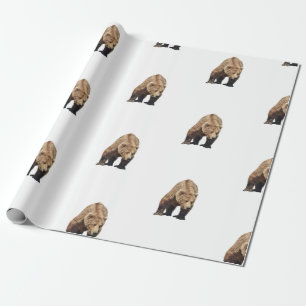 papel envolvente de oso pardo