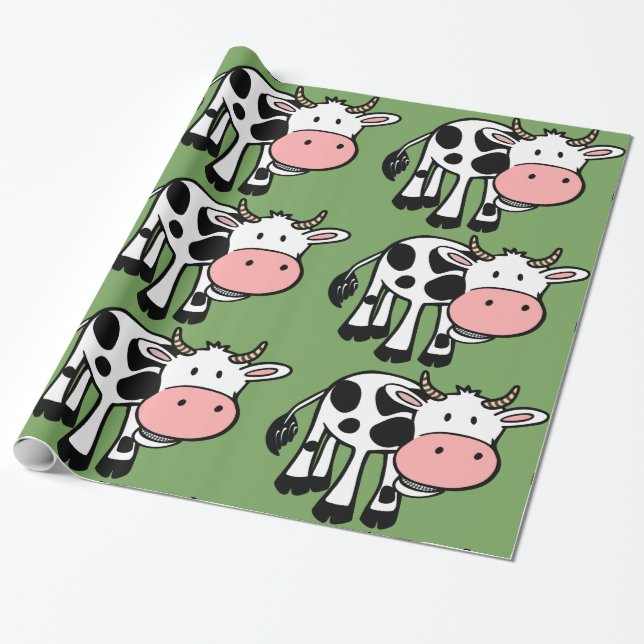 papel envolvente de vacas de campo (Desenrollado)