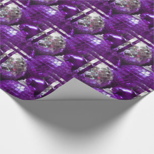 Papel envolvente Purple Baubles