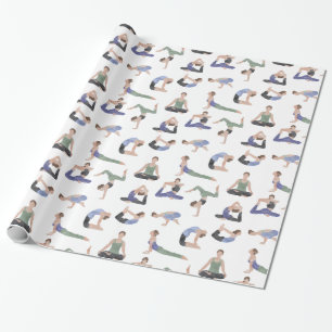 Papel envolver de yoga o envoltura de regalo