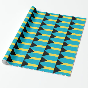 Papel envuelto con bandera de Bahamas
