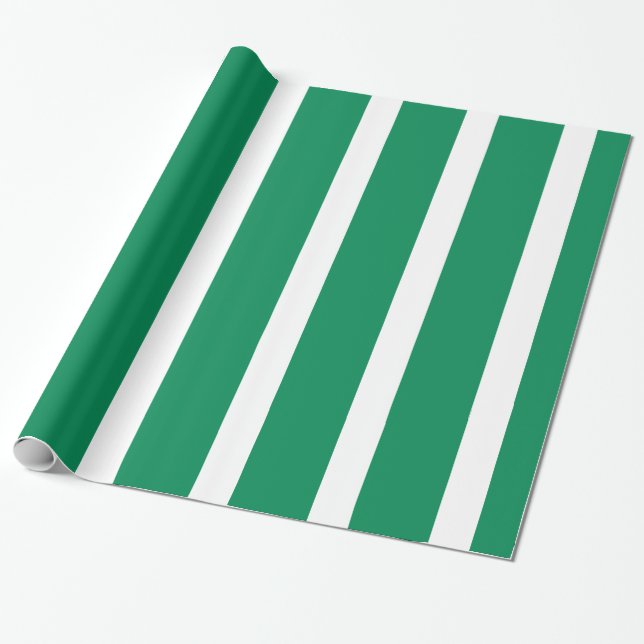 Papel envuelto con bandera de Nigeria (Desenrollado)