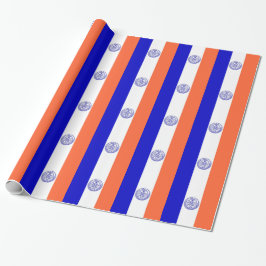 Papel envuelto con bandera de Nueva York