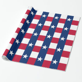 Papel envuelto con bandera de Texas