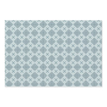 Papel envuelto con copos de nieve