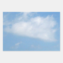 Papel envuelto de fotos de nubes de corazón y J