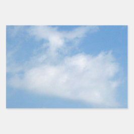 Papel envuelto de fotos de nubes de corazón y J