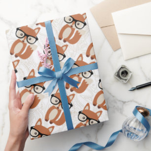 Papel envuelto de Hipster Fox