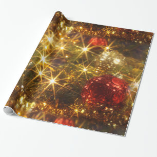 Papel envuelto de Navidades chisporroteantes