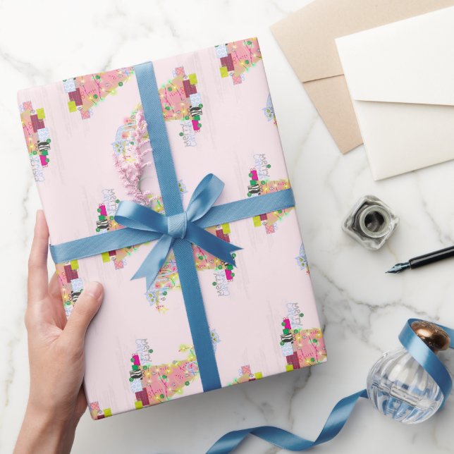Papel envuelto de Navidades de Feliz Navidad (Regalar)