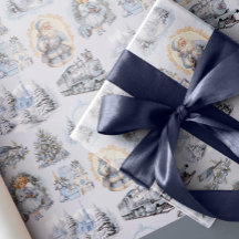 Papel envuelto de Navidades de la Antigua Victoria