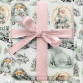 Papel envuelto de Navidades de la Antigua Victoria