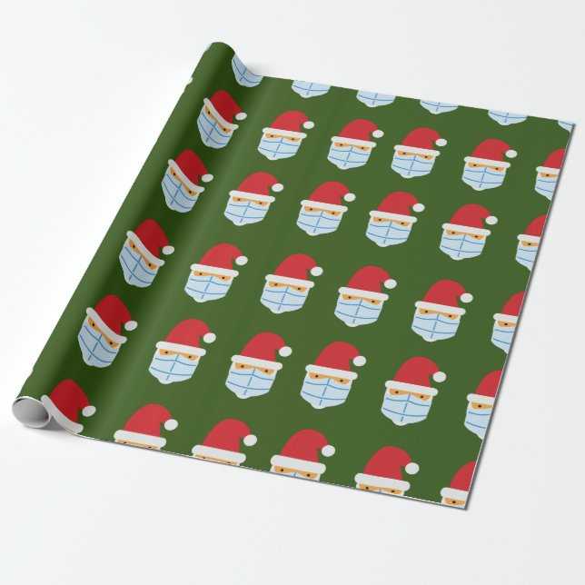 Papel envuelto de Santa Maskmas (Desenrollado)