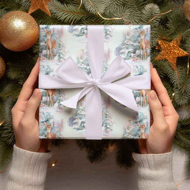 Papel envuelto de venado para Navidades Snowley (Subido por el creador)