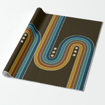 Papel envuelto en tres puntos - Marrón