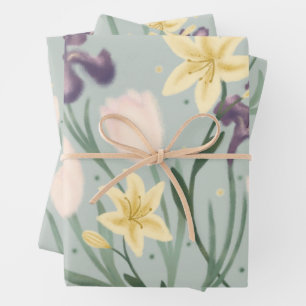 Papel envuelto floral