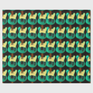 PAPEL ENVUELTO MATE DE LA GUITARRA DEL VINTAGE