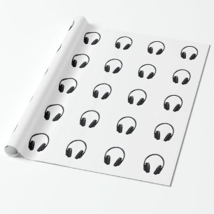 Papel envuelto para Navidades de audífonos de Pop 