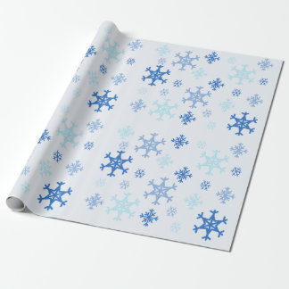 Papel envuelto para Navidades de copos de nieve - 