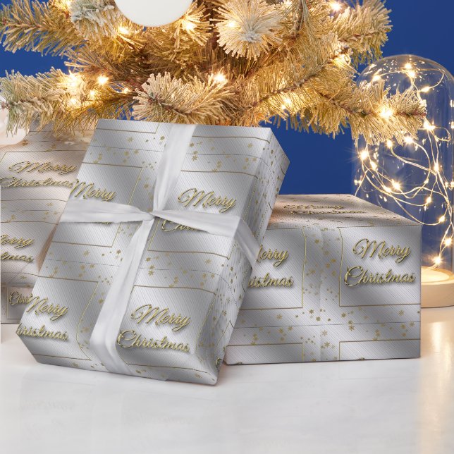 Papel envuelto para Navidades de copos de nieve de (Vacaciones)