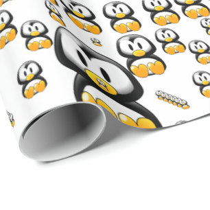 Papel envuelto Pingüino