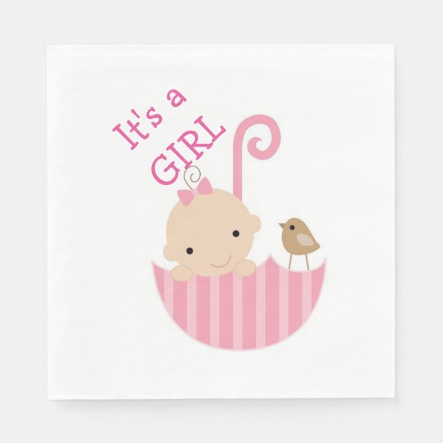 Papel Es una servilleta de almuerzo Chica/White Standard (Anverso)