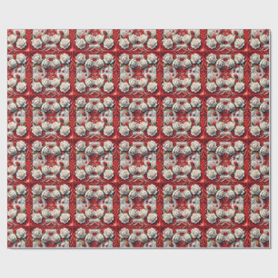 Papel especial de embalaje con Rosas ingleses