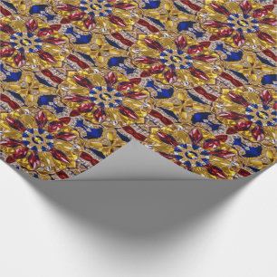 Papel especial de envoltura con Colombia Colors